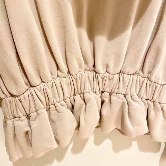 🌴 AllSaints ‘Violet’ Ruffle-Back Zip-Up Hoodie - Picture 8 of 8